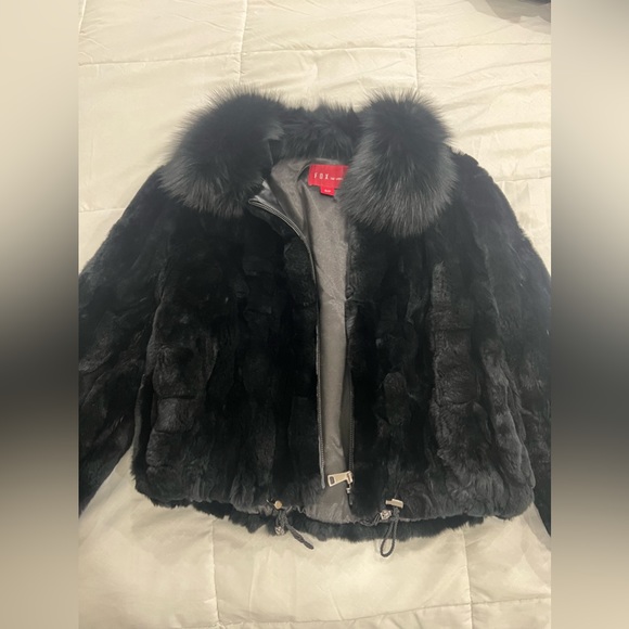 Beautiful real fur womens bomber jacket for sale - Picture 1 of 2